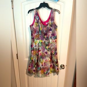 Multicolor honeycomb dress-short, New York and co,